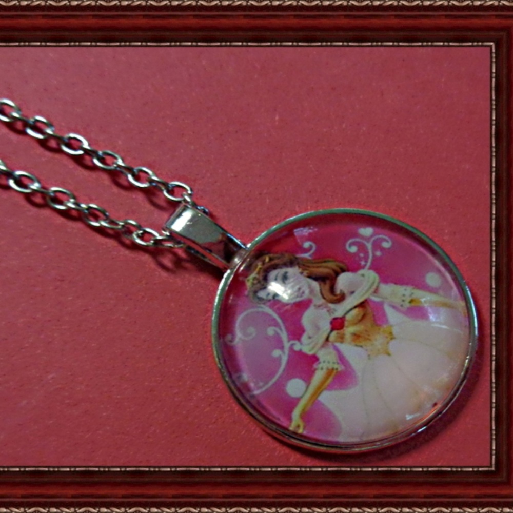 Disney Beauty & The Beast Belle Inspired Necklace